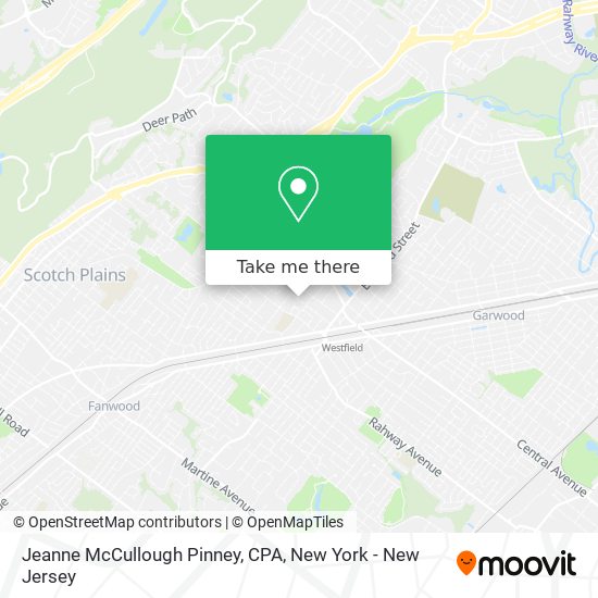 Mapa de Jeanne McCullough Pinney, CPA