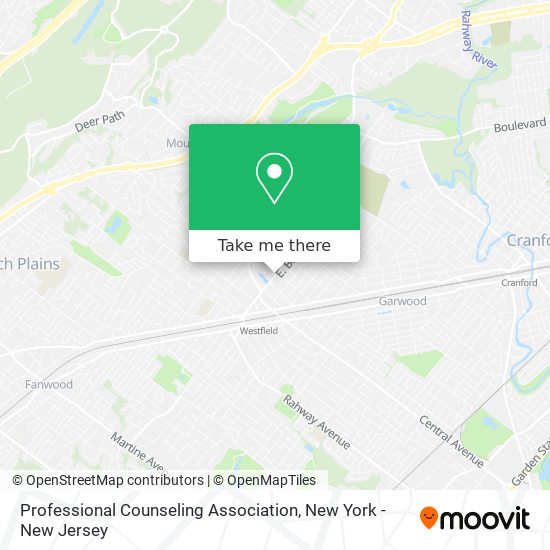 Professional Counseling Association map