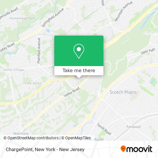 ChargePoint map