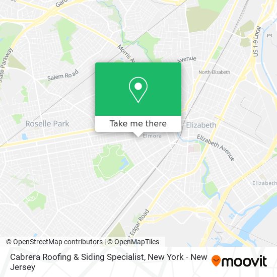 Mapa de Cabrera Roofing & Siding Specialist