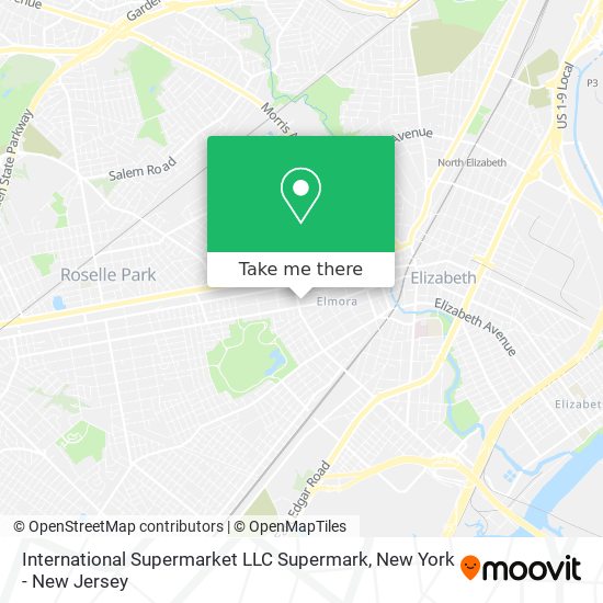 International Supermarket LLC Supermark map
