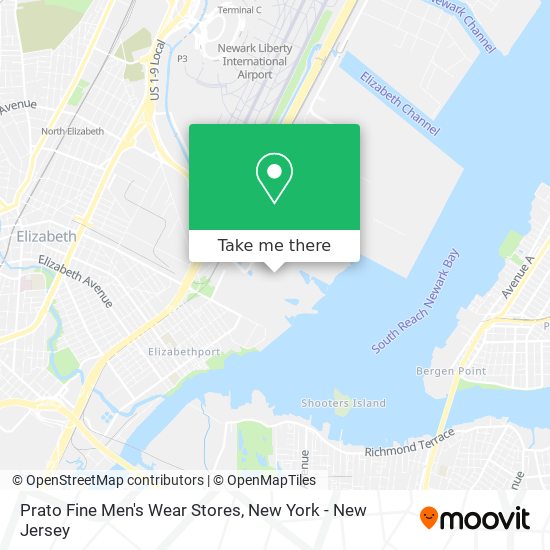 Prato Fine Men's Wear Stores map