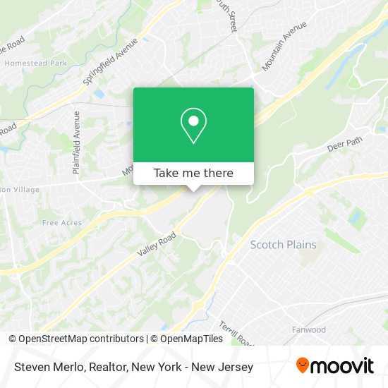 Steven Merlo, Realtor map