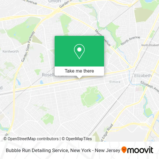 Bubble Run Detailing Service map