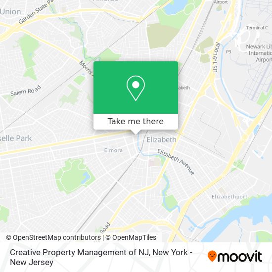Mapa de Creative Property Management of NJ
