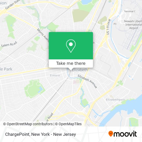 ChargePoint map