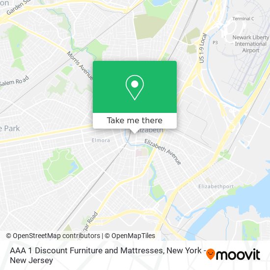 Mapa de AAA 1 Discount Furniture and Mattresses
