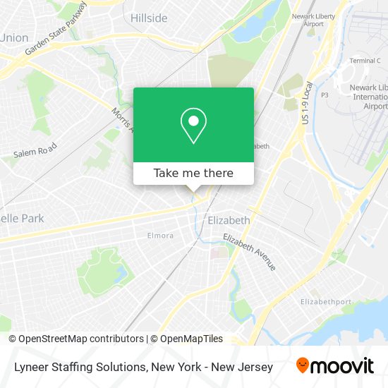 Lyneer Staffing Solutions map