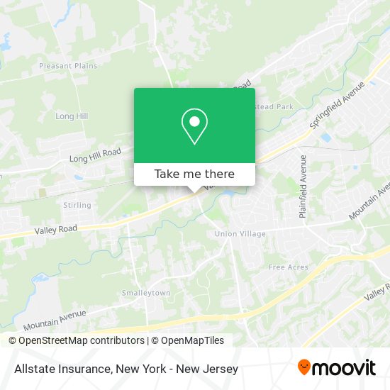 Allstate Insurance map