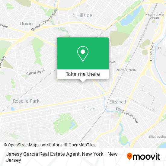 Janesy Garcia Real Estate Agent map