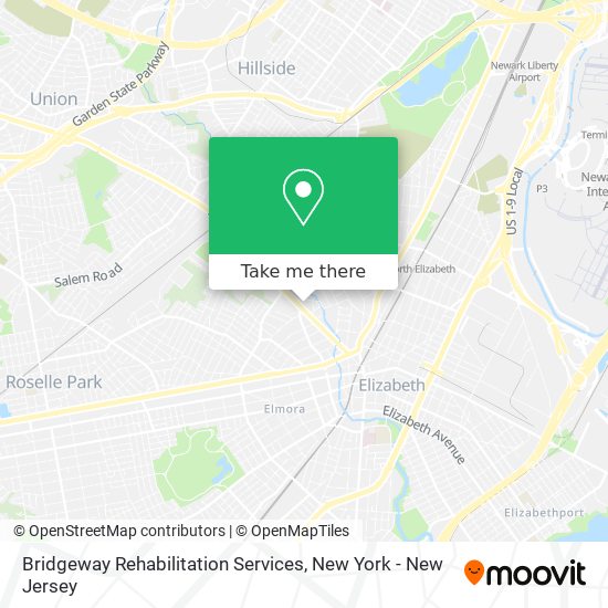 Mapa de Bridgeway Rehabilitation Services