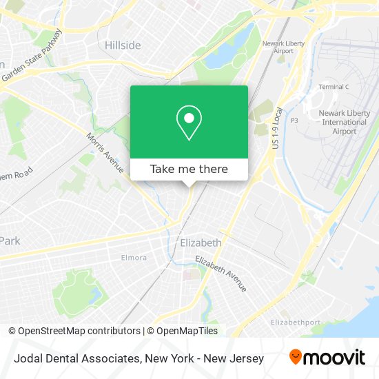 Jodal Dental Associates map