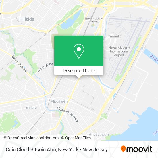 Mapa de Coin Cloud Bitcoin Atm