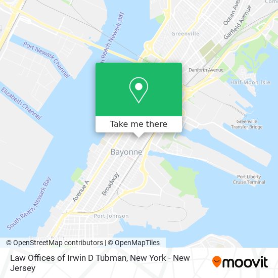 Mapa de Law Offices of Irwin D Tubman