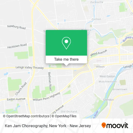 Ken Jam Choreography map