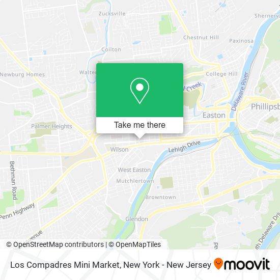Mapa de Los Compadres Mini Market