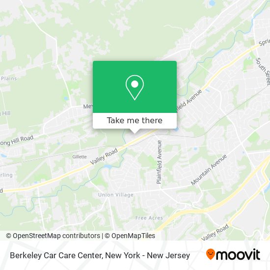 Mapa de Berkeley Car Care Center