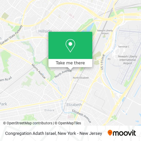 Congregation Adath Israel map