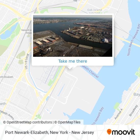 Port Newark-Elizabeth map