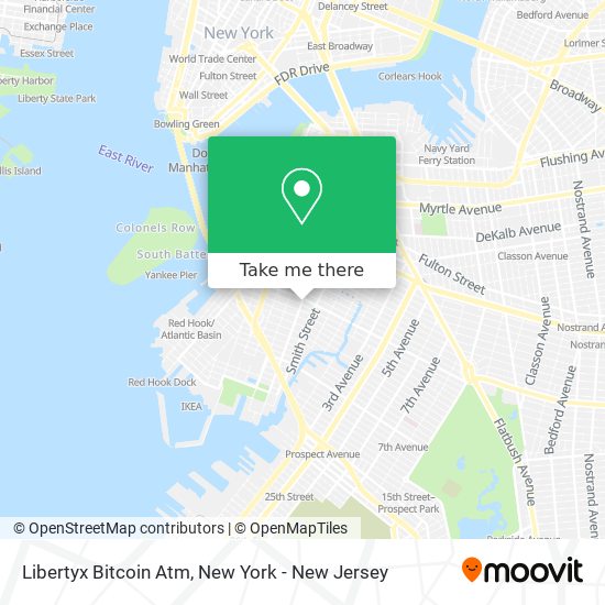 Libertyx Bitcoin Atm map