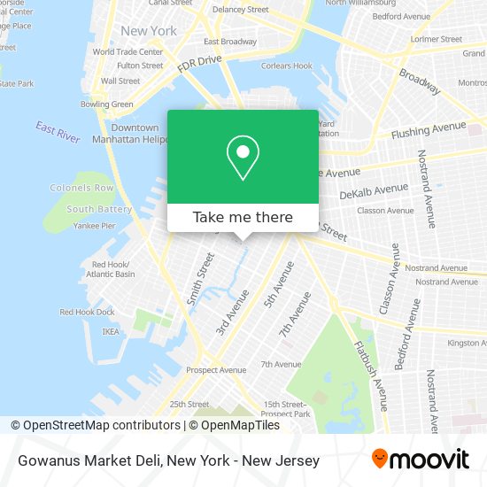 Gowanus Market Deli map