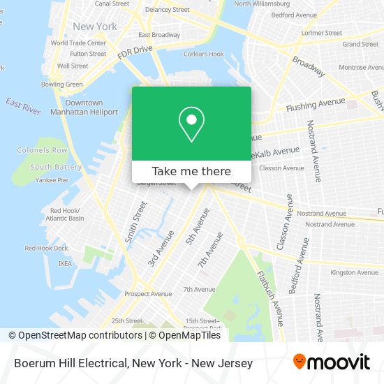 Boerum Hill Electrical map