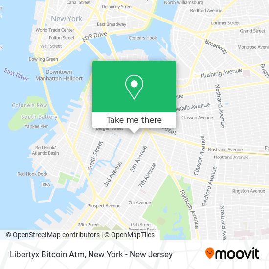 Libertyx Bitcoin Atm map