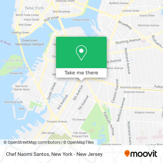 Mapa de Chef Naomi Santos