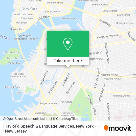 Mapa de Taylor'd Speech & Language Services