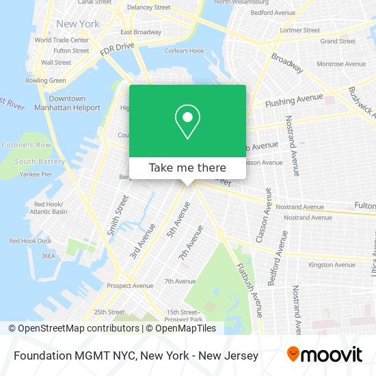 Foundation MGMT NYC map