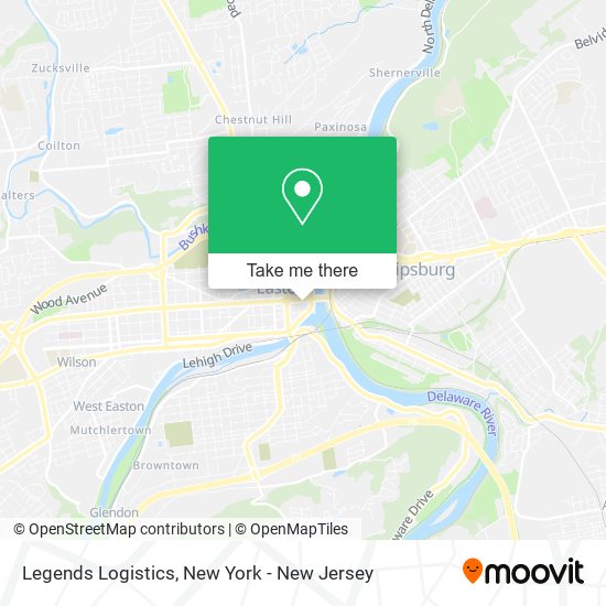 Mapa de Legends Logistics