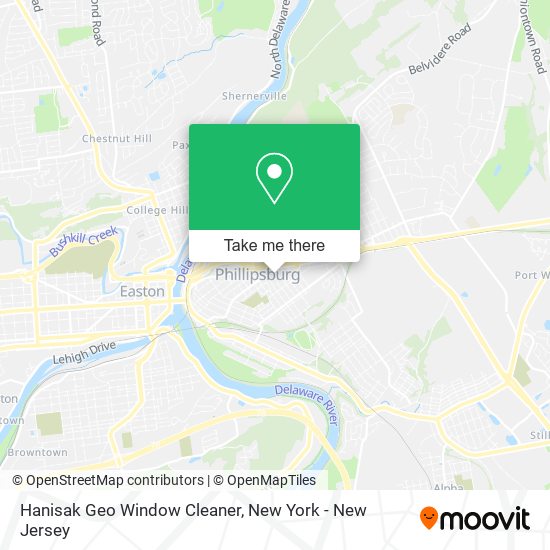 Hanisak Geo Window Cleaner map