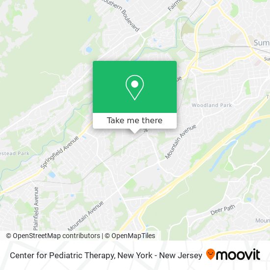 Mapa de Center for Pediatric Therapy