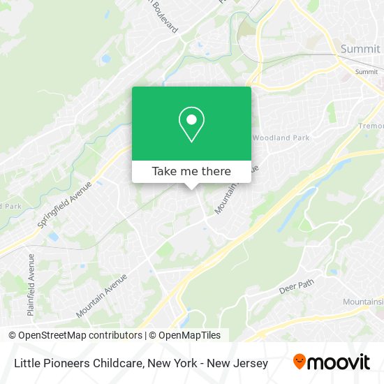 Mapa de Little Pioneers Childcare