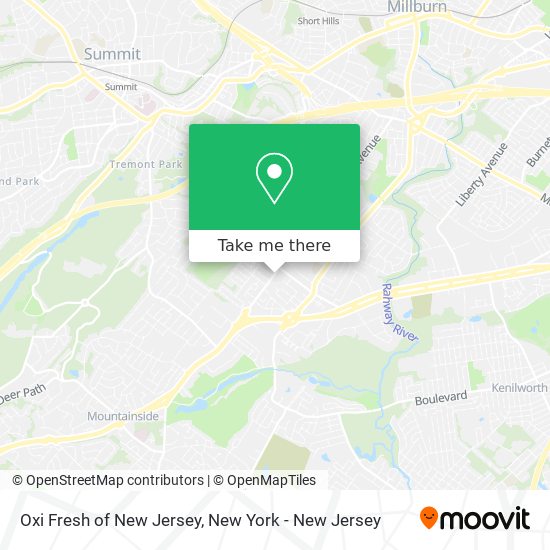 Mapa de Oxi Fresh of New Jersey
