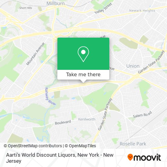 Aarti's World Discount Liquors map