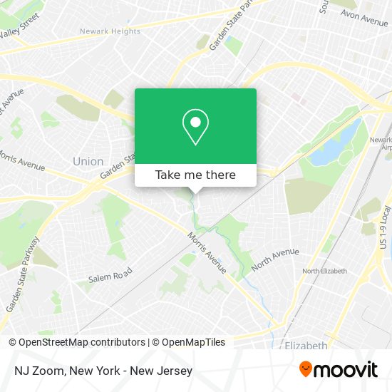 NJ Zoom map