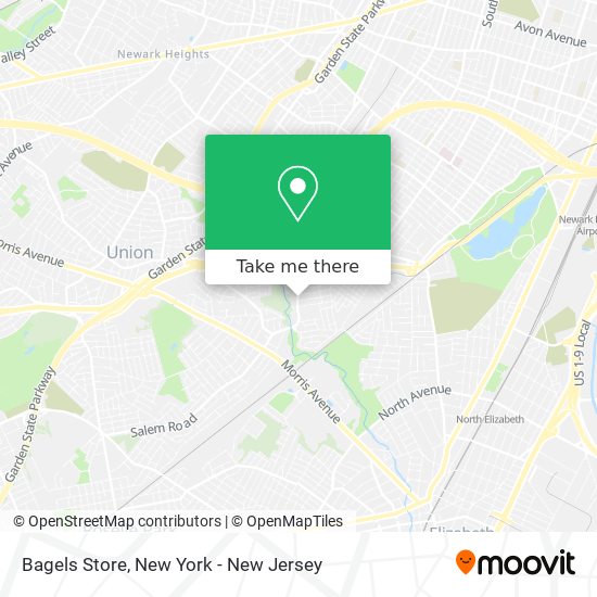 Bagels Store map