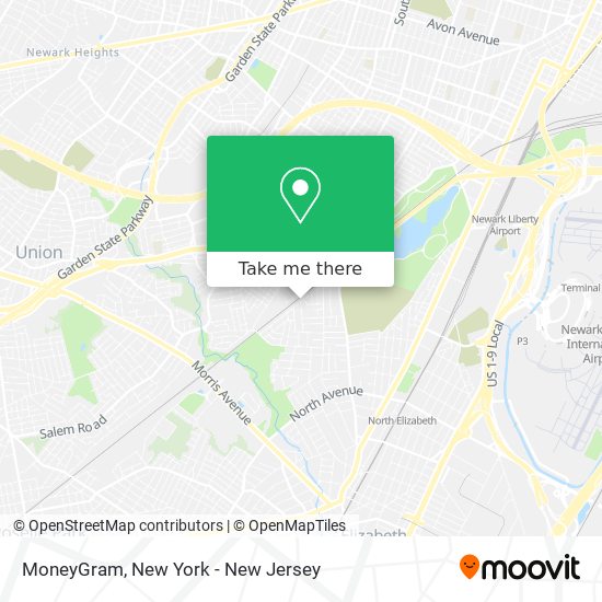 MoneyGram map