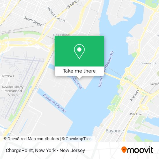 ChargePoint map