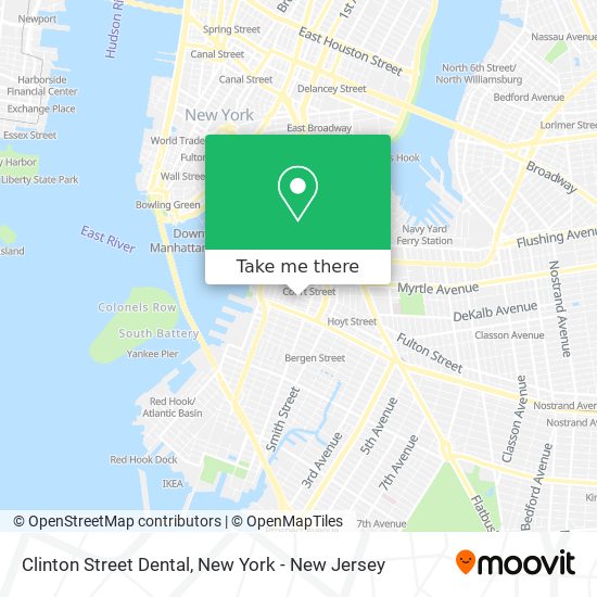 Clinton Street Dental map