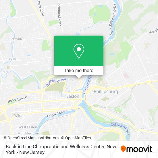 Back in Line Chiropractic and Wellness Center map