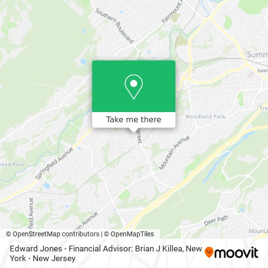 Mapa de Edward Jones - Financial Advisor: Brian J Killea