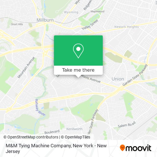 M&M Tying Machine Company map