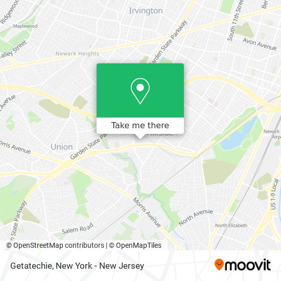 Getatechie map