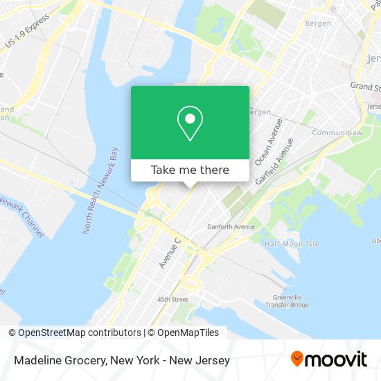 Madeline Grocery map