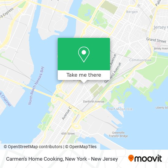 Mapa de Carmen's Home Cooking