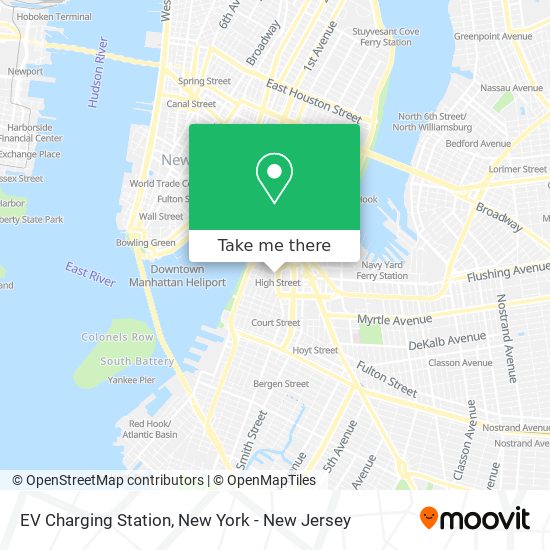 EV Charging Station map