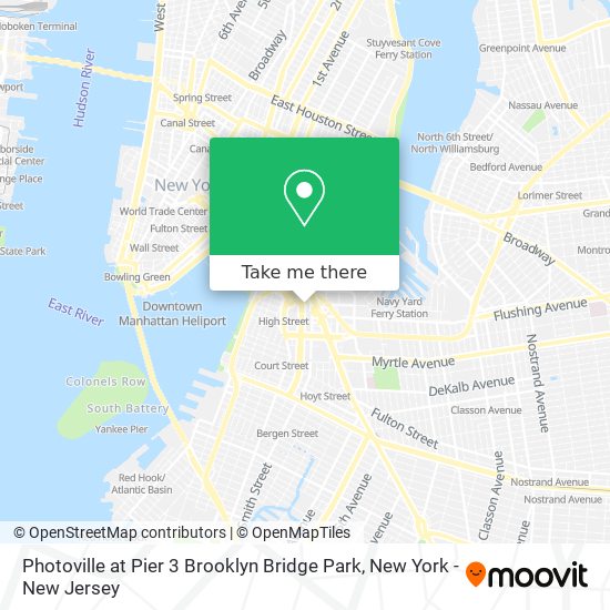 Photoville at Pier 3 Brooklyn Bridge Park map
