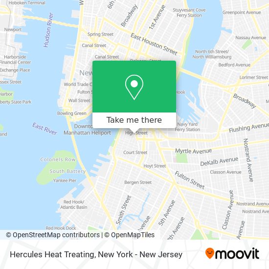 Hercules Heat Treating map